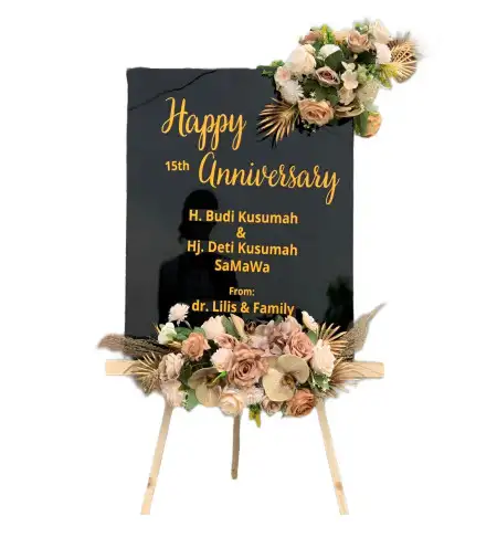 Papan Bunga Akrilik Jeli