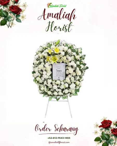 Krans Bunga Duka Jeli